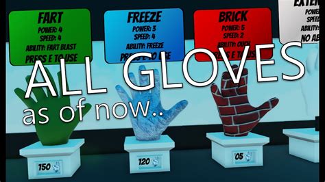 How to get all gloves in slap battles 2023 - ... get to 74 kills, and then stop trying to get kills. Wait until a big group of weak glove users appear, and then rush in and slap them all. This is to push ...